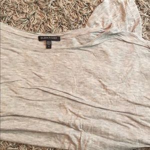 Eileen Fisher grey tee
